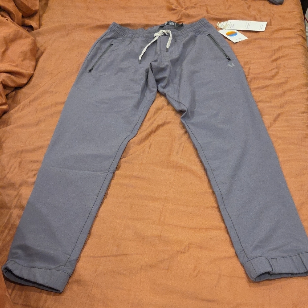 Vuori Gray Joggers with Relaxed Fit and Soft Fabric